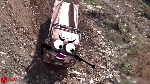Extreme Monster Truck Off Road Crashes & Fails Off Road Doodles Vehicle Mud Race Woa Doodland