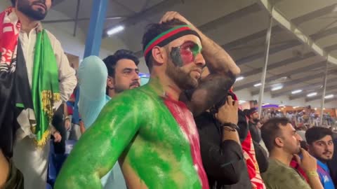 afghanistani fan crying after losing from pakistan in asia cup match