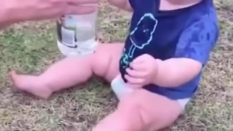 Funny Baby Videos playing # Short