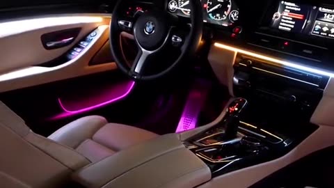 BMW F10/11 interior #car #cars #bmw #5series #f10 #interior #upgrade #mood #light #lights #night