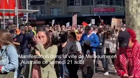 Manifestation en Australie contre le confinement