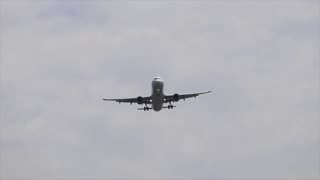 Frontier Airbus A321 arriving at St Louis Lambert Intl - STL