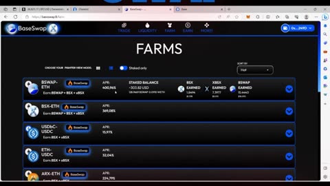 Base Swap Farm! #blockchain #crypto #tokenization #bitcoin #ethereum #trading#bybit