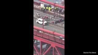 Watch: Lunatic Pro-Hamas Protestors SHUT DOWN Golden Gate Bridge