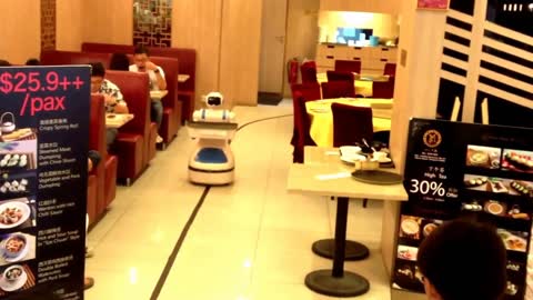 Robot Helper in the Restaurant