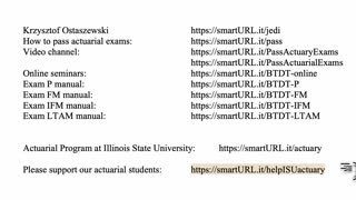 Exam LTAM exercise for September 13, 2021