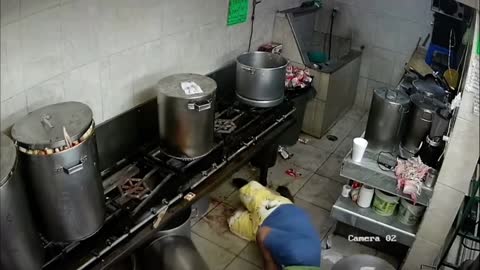 [memes] A man falling down while carrying the hot pot