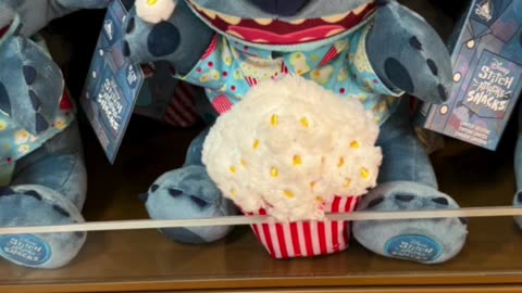Disney Parks Stitch Attacks Snacks Popcorn Plush Doll #shorts