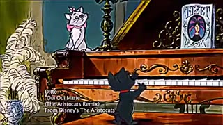 $ Movie Nights [ Pt. 2 ] Disney Aristocats - BOY THAT CAT CAN RAP,YES THEY LOVE TO RAP!