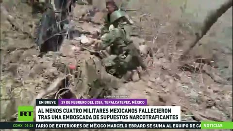 Al menos cuatro militares mexicanos fallecen tras una emboscada de supuestos narcotraficantes