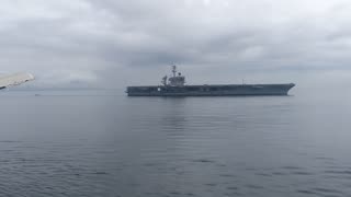USS Abraham Lincoln (CVN-72) leaving Naval Air Station North Island November 30th 2023
