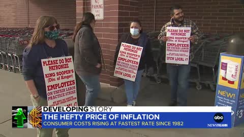 Americans paying the price...,the hefty price of inflation