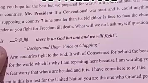 Imran khan speech in united nation general assembly book