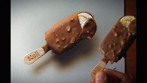 ice cream -realistic drawings that look really really real