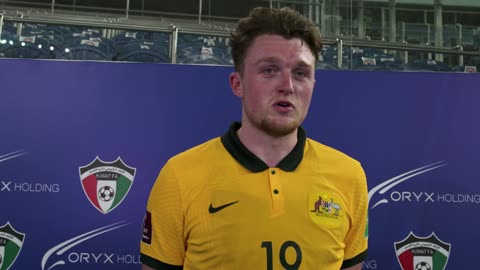 Stoke City defender Harry Souttar discusses his matchwinner for Australia