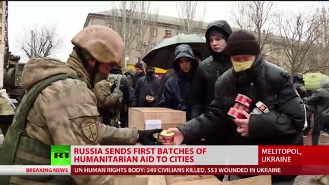 RT News shows Russia sending in food for the Ukrainian people then Big Tech bans them!?