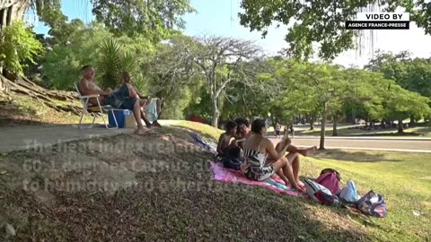 Rio residents worry as new heat wave hits Brazil