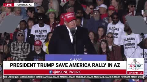 PRESIDENT DONALD TRUMP RALLY LIVE IN FLORENCE, AZ 1/15/22