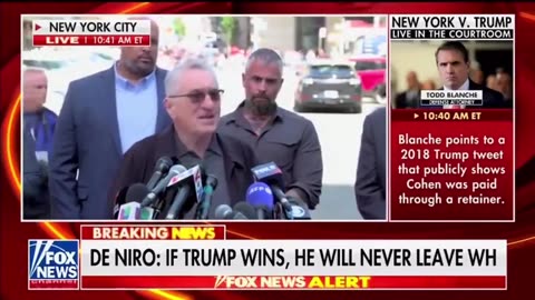 Robert De Niro Attacks Trump In Pathetic Rant