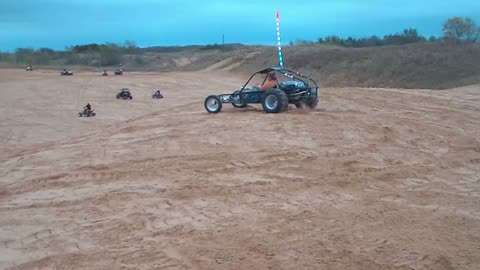 Waynoka Sand Dunes sand rail wheelie