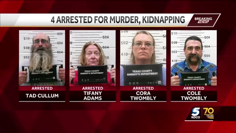 KOCO CH 5 , 4 arrested for first-degree murder