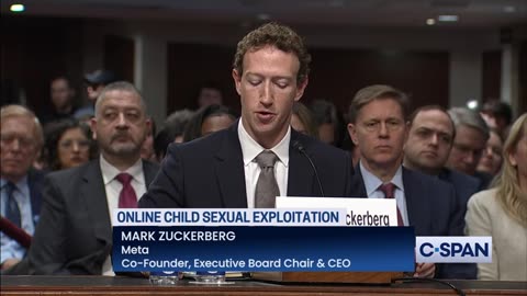 C-SPAN - Mark Zuckerberg Opening Statement at hearing on Online Child Sexual Exploitation