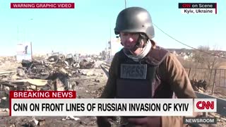 Reporter Gets An Unwelcome Surprise After Realizing He Was Crouching Next To A Grenade
