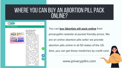 Abortion pill pack