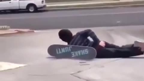 skateboard trick fail