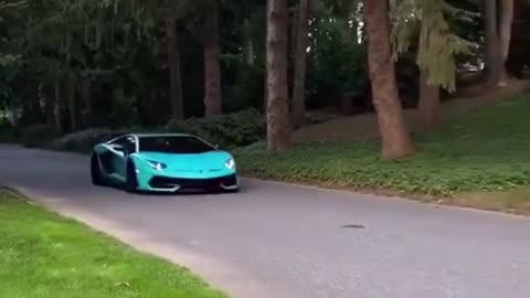 Blue Lamborghini 😍😍🤩🤩