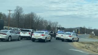 Couple Find Themselves Parked in the Middle of Police Pursuit