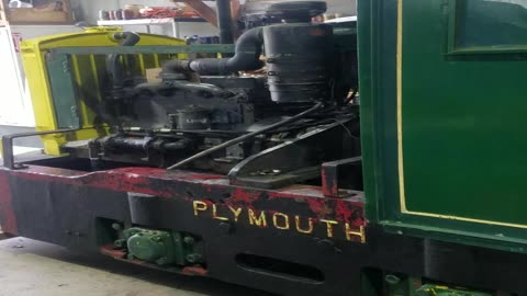 1923 PLYMOUTH LOCOMOTIVE FIRST TEST MOVE SINCE RESTORATION