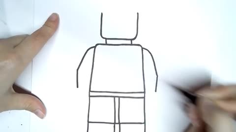 How to Draw a Lego Self Portrait