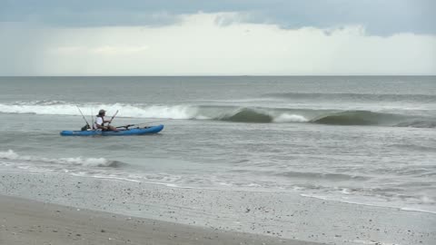 clip of Ocean Kayak Fishing