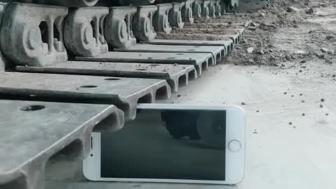 Excavator turn on Iphone