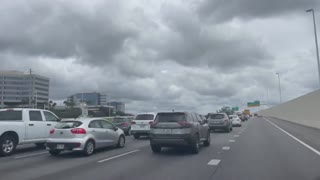 WATCH: Heavy Traffic Leaving Tampa, FL