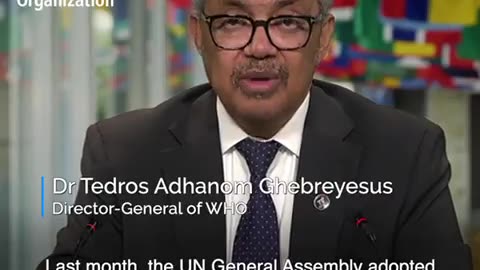 WHO's Tedros back at it with his crap again