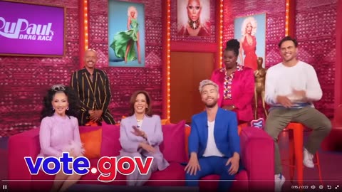 Kamala Harris mở đầu chiến dịch tranh cử tổng thống của mình trên RuPaul's Drag Race 😬