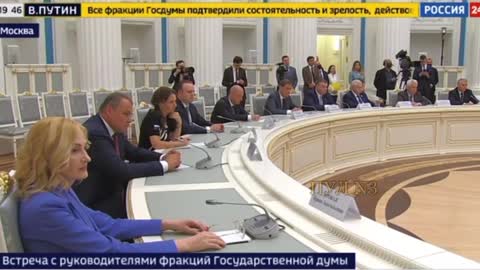 💢 Footage of Putin’s statement today addressing the collective “West”: