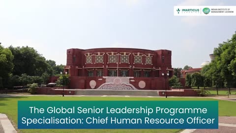 Future-Proofing HR: Global CHRO Mastery | Master Global HR Leadership with IIM Lucknow