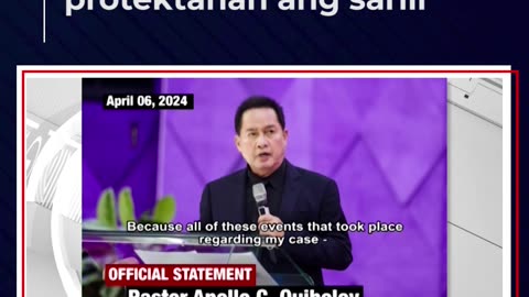 Pastor ACQ nagsalita na, inihayag na kinakailangang protektahan ang sarili