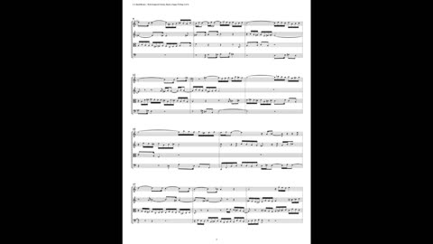 J.S. Bach - Well-Tempered Clavier: Part 2 - Fugue 19 (String Quartet)