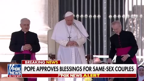 THE POPE IS NOW ALLOWING BLESSINGS FOR SAME SEX COUPLES