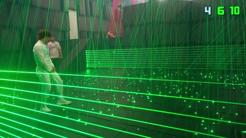 Navigating the World's Deadliest Laser Maze Challenge!"