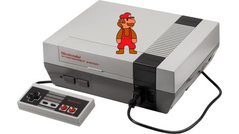 It's-a-me Mario on the NES!