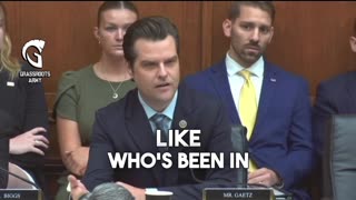 Rep. Gaetz Leaves FBI Director Wray SPEECHLESS After Asking About Biden's Mental Handicaps