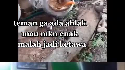 Teman gak ada ahlak