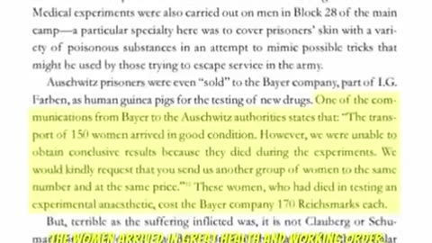 BRIGHAM BUHLER ON THE SATANIC HISTORY OF BIG PHARMA BAYER 'MEDICAL' INDUSTRIAL COMPLEX!