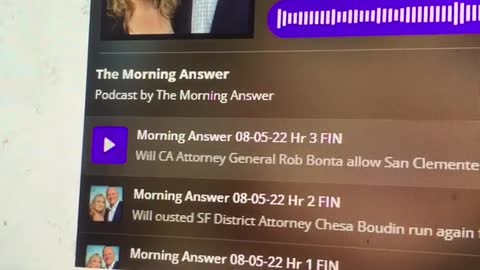 The Morning Answer Friday Free for All 8/5/22