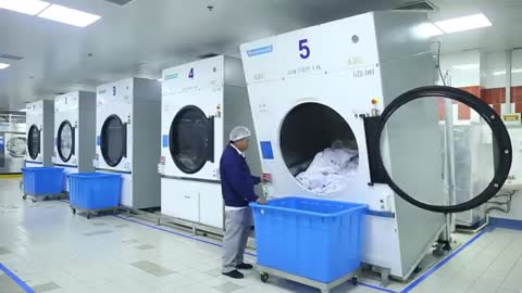 Laundry Machine Working Video fast working